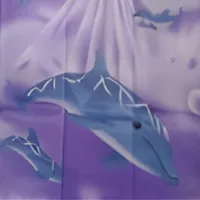 Perdea de duș Aquaplus 9021-B27 180 x 180 cm / Poliester / Multicolor