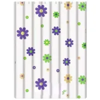 Шторка для ванной Fiore F8801 180 x 180 см / Полиэстер / Белый