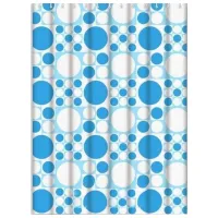 Шторка для ванной Fiore F8806 180 x 180 см / Полиэстер / Синий