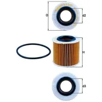 Filtru de ulei Mahle OX 360D MHL-OX 360D photo 3