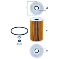 Filtru de ulei Mahle OX 351D MHL-OX 351D photo 2