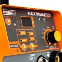 Aparat de sudat Technoworker FLUX/MMA 200 220 V cu electrod (MMA) / Orange photo 5
