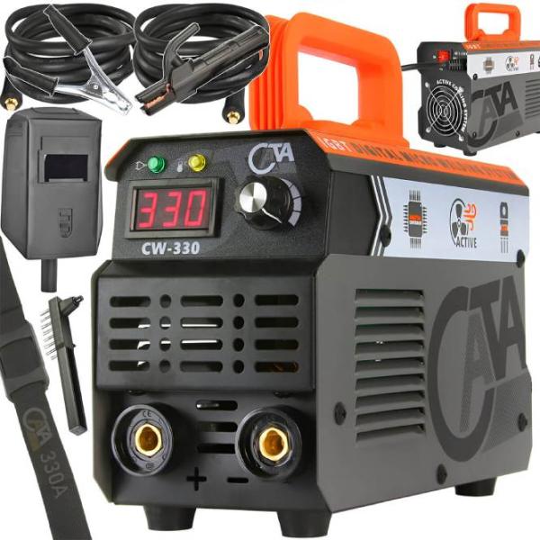 Aparat de sudat CATA CW-330 230 V  cu electrod (MMA), cu gaz inert (TIG) / Black photo 3 Aparat de sudat CATA CW-330 230 V  cu electrod (MMA), cu gaz inert (TIG) / Black photo 3