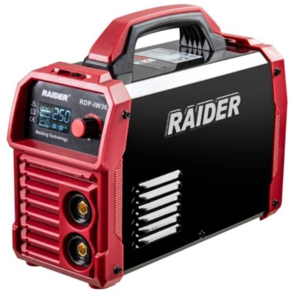 Aparat de sudat Raider RDP-IW36 230 V cu electrod (MMA) / Black photo 1 Aparat de sudat Raider RDP-IW36 230 V cu electrod (MMA) / Black photo 1