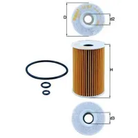 Масляный фильтр Mahle OX 388D MHL-OX 388D photo 3