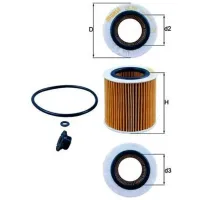 Filtru de ulei Mahle OX 387D1 MHL-OX 387D1 photo 2