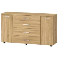 Comodă KompaniT 1-3-2 73 x 130 x 38 / LPAL / Somona Oak