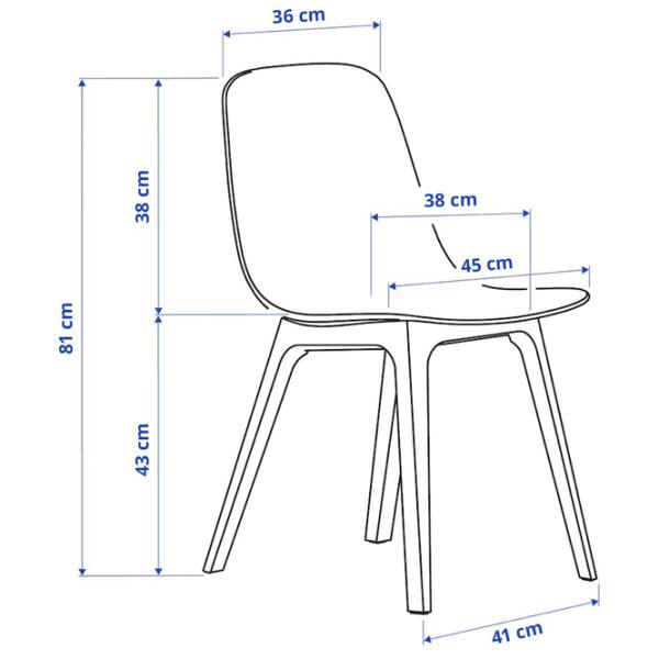 Обеденные стол со стульями Ikea Ekedalen/Odger Прямоугольная / Дерево / Дуб photo 3 Обеденные стол со стульями Ikea Ekedalen/Odger Прямоугольная / Дерево / Дуб photo 3