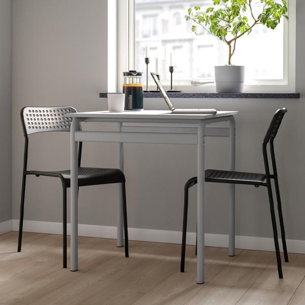 Обеденные стол со стульями Ikea Grasala Квадратная / ДСП / Серый photo 7