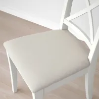 Set masă și scaune Ikea Danderyd/Ingolf/Hallarp Dreptunghiulară / MDF / White photo 5