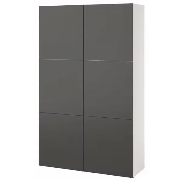 Dulap cu polițe Ikea Besta/Lappviken 193 x 120 x 42 / MDF / Gray photo 1
