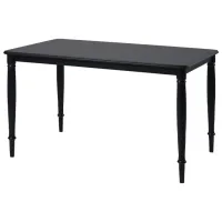 Обеденные стол со стульями Ikea Danderyd/Bergmund/Gunnared Прямоугольная / МДФ / Черный photo 2