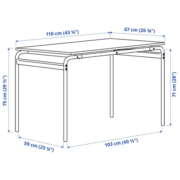Обеденные стол со стульями Ikea Grasala/Adde Квадратная / ДСП / Серый photo 2