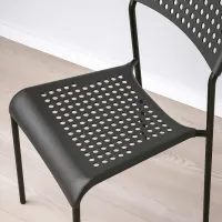 Set masă și scaune Ikea Grasala/Adde Pătrată / PAL / Gray photo 6