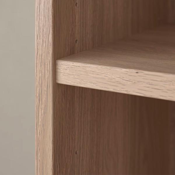 Dulap cu polițe Ikea Billy/Oxberg 202 x 160 x 30 / MDF / Stejar photo 2