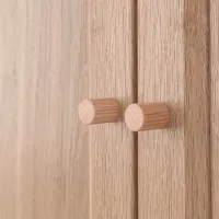Dulap cu polițe Ikea Billy/Oxberg 202 x 160 x 30 / MDF / Stejar photo 5