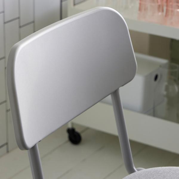 Обеденные стол со стульями Ikea Grasala Квадратная / ДСП / Серый photo 10
