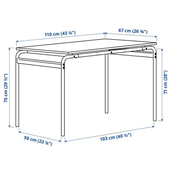 Обеденные стол со стульями Ikea Grasala/Ostano/Remmarn Квадратная / ДСП / Серый photo 6