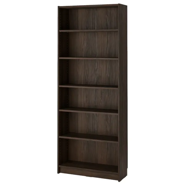 Шкаф с полками Ikea Billy/Oxberg 237 x 80 x 30см / МДФ / Темно Коричневый photo 2