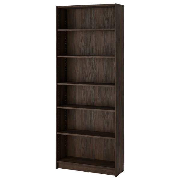 Шкаф с полками Ikea Billy/Oxberg 237 x 80 x 30см / МДФ / Темно Коричневый photo 2