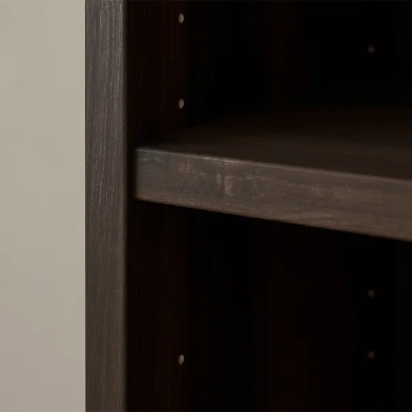 Шкаф с полками Ikea Billy/Oxberg 237 x 80 x 30см / МДФ / Темно Коричневый photo 4