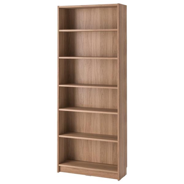Шкаф с полками Ikea Billy/Oxberg 237 x 80 x 30см / МДФ / Дуб photo 3