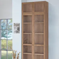 Dulap cu polițe Ikea Billy/Oxberg 237 x 80 x 30 / MDF / Stejar photo 8
