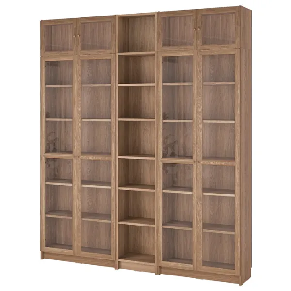 Dulap cu polițe Ikea Billy/Oxberg 237 x 200 x 30 / MDF / Stejar photo 1 Dulap cu polițe Ikea Billy/Oxberg 237 x 200 x 30 / MDF / Stejar photo 1