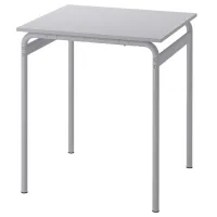 Обеденные стол со стульями Ikea Grasala/Lidas Квадратная / ДСП / Серый photo 2