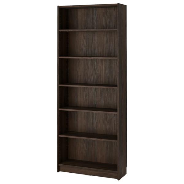 Шкаф с полками Ikea Billy/Oxberg 237 x 160 x 30см / МДФ / Темно Коричневый photo 2