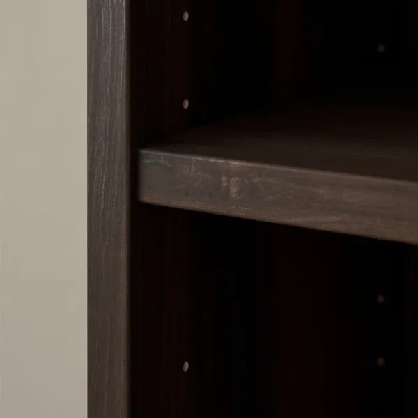 Шкаф с полками Ikea Billy/Oxberg 237 x 160 x 30см / МДФ / Темно Коричневый photo 4