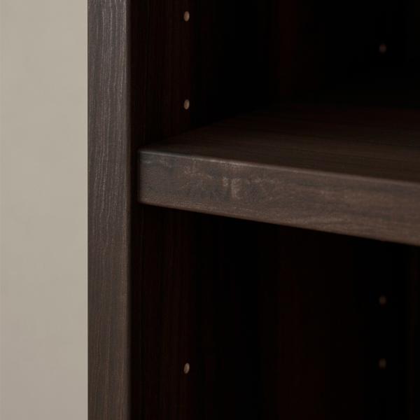 Шкаф с полками Ikea Billy/Oxberg 237 x 160 x 30см / МДФ / Темно Коричневый photo 4