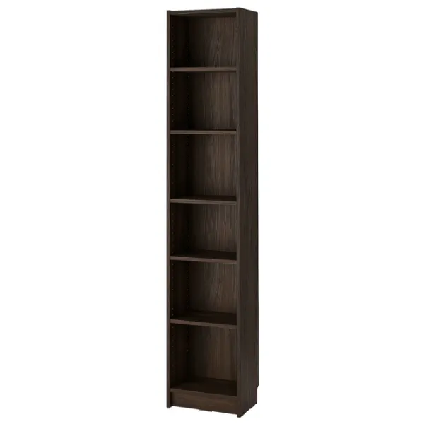 Шкаф с полками Ikea Billy/Oxberg 202 x 120 x 30см / МДФ / Темно Коричневый photo 2