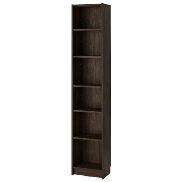 Шкаф с полками Ikea Billy/Oxberg 202 x 120 x 30см / МДФ / Темно Коричневый photo 2