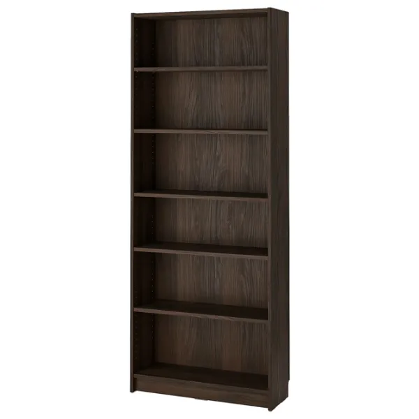 Шкаф с полками Ikea Billy/Oxberg 202 x 120 x 30см / МДФ / Темно Коричневый photo 3