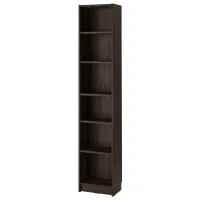Шкаф с полками Ikea Billy/Oxberg 202 x 120 x 30см / МДФ / Темно Коричневый photo 2
