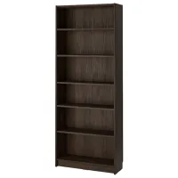 Шкаф с полками Ikea Billy/Oxberg 202 x 120 x 30см / МДФ / Темно Коричневый photo 3