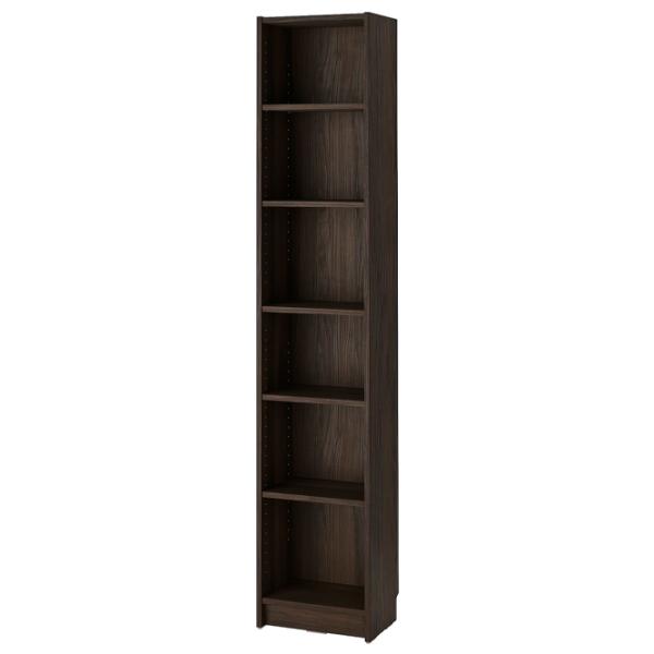 Шкаф с полками Ikea Billy/Oxberg 237 x 120 x 30см / МДФ / Темно Коричневый photo 2