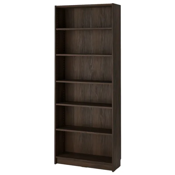 Шкаф с полками Ikea Billy/Oxberg 237 x 120 x 30см / МДФ / Темно Коричневый photo 3