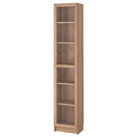 Dulap cu polițe Ikea Billy/Oxberg 202 x 40 x 30 / MDF / Stejar