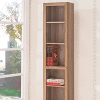 Шкаф с полками Ikea Billy/Oxberg 202 x 40 x 30см / МДФ / Дуб photo 3