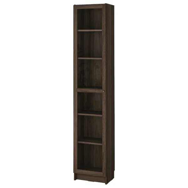 Шкаф с полками Ikea Billy/Oxberg 202 x 40 x 30см / МДФ / Темно Коричневый photo 1 Шкаф с полками Ikea Billy/Oxberg 202 x 40 x 30см / МДФ / Темно Коричневый photo 1