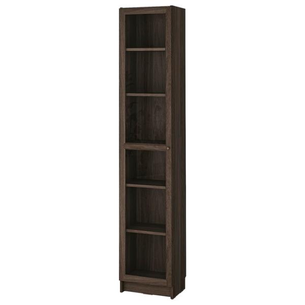 Шкаф с полками Ikea Billy/Oxberg 202 x 40 x 30см / МДФ / Темно Коричневый photo 1 Шкаф с полками Ikea Billy/Oxberg 202 x 40 x 30см / МДФ / Темно Коричневый photo 1