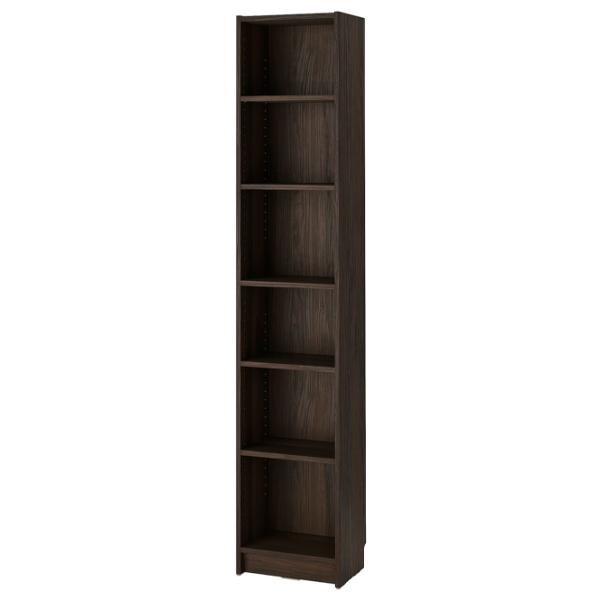 Шкаф с полками Ikea Billy/Oxberg 202 x 40 x 30см / МДФ / Темно Коричневый photo 2 Шкаф с полками Ikea Billy/Oxberg 202 x 40 x 30см / МДФ / Темно Коричневый photo 2