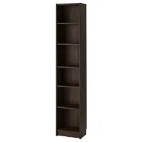 Шкаф с полками Ikea Billy/Oxberg 202 x 40 x 30см / МДФ / Темно Коричневый photo 2