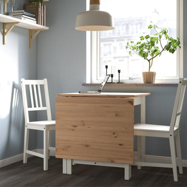 Set masă și scaune Ikea Pinntorp/Stefan Pătrată / Lemn / Light Brown photo 8