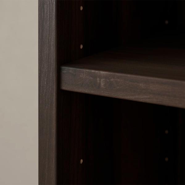 Шкаф с полками Ikea Billy/Oxberg 202 x 160 x 30см / МДФ / Темно Коричневый photo 2