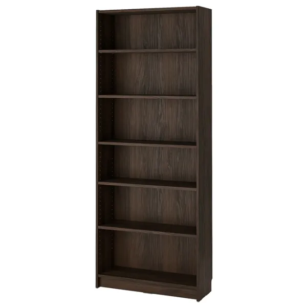 Шкаф с полками Ikea Billy/Oxberg 202 x 160 x 30см / МДФ / Темно Коричневый photo 3