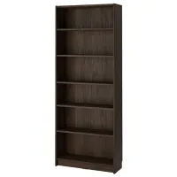 Dulap cu polițe Ikea Billy/Oxberg 202 x 160 x 30 / MDF / Dark Brown photo 3