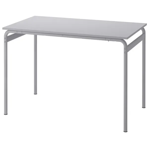 Обеденные стол со стульями Ikea Grasala/Lidas Прямоугольная / ДСП / Серый photo 2